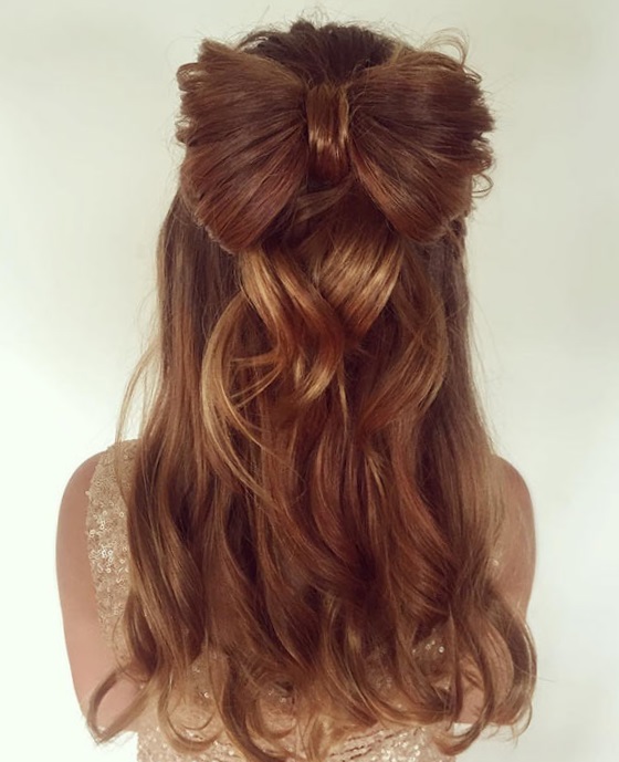 Pretty-Hair-Bow Прически с распущенными волосами — 12 вариантов женских причесок на длинные и средней длины волосы с фото
