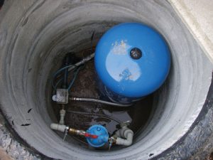  монтаж кессона из бетонных колец