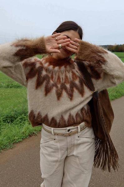 Шотландский Fair Isle — самый трендовый принт зимы: как его носить